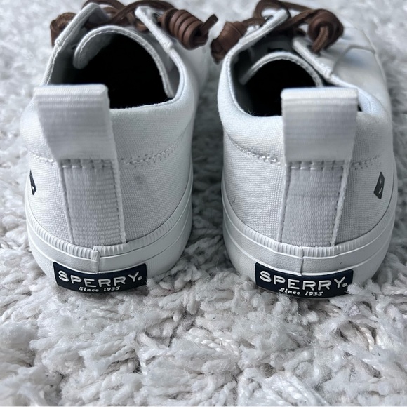 White Sperry Top Sider Boat Shoes - Picture 7 of 9